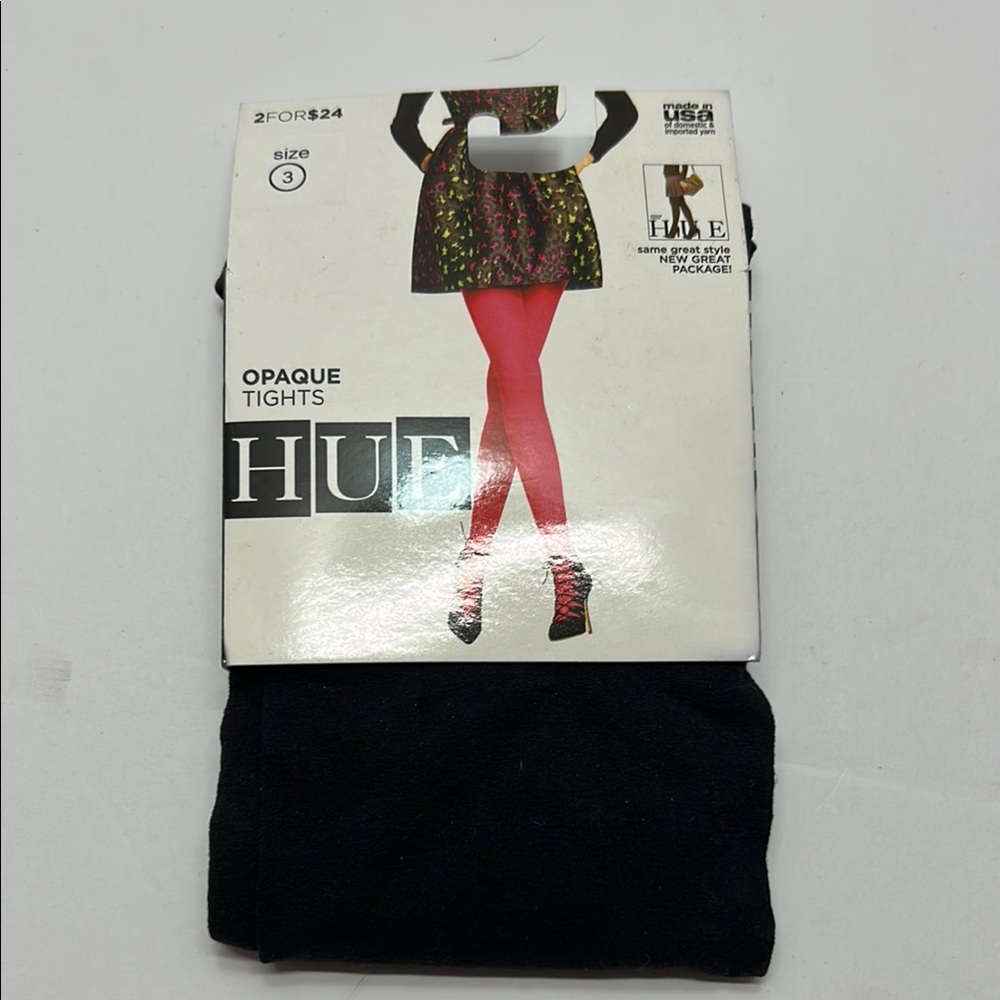 HUE Classic Black Tights